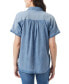 ფოტო #2 პროდუქტის Women's Demi Short-Sleeve Button Front Shirt