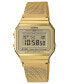 ფოტო #1 პროდუქტის Unisex Gold-Tone Stainless Steel Mesh Bracelet Watch 35.5mm