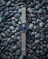 Men's Multifunction Silver-Tone Stainless Steel Mesh Watch 44mm