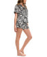 ფოტო #3 პროდუქტის Women's 2-Pc. Rylie Printed Satin Pajamas Set