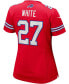 ფოტო #4 პროდუქტის Women's Tre'Davious White Red Buffalo Bills Game Jersey