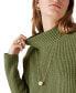 Фото #4 товара Women's Mock Neck Knit Sweater Dress