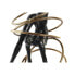 Фото #2 товара Декоративная фигура DKD Home Decor Чёрный Позолоченный Металл Смола современный (17 x 14 x 42,5 cm)