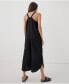 ფოტო #3 პროდუქტის Women's Coastal Double Gauze Tie-Strap Jumpsuit