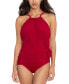 Фото #1 товара Parker Underwire Allover Slimming Swimdress