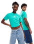 Calvin Klein Jeans Pride unisex slim t-shirt in green grün, XL - фото #1