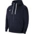 Толстовка Nike Park Fleece с полной молнией obsidian / white / white, 2XL - фото #2