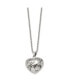 ფოტო #3 პროდუქტის and Enameled HOPE Hollow Heart Pendant Cable Chain Necklace