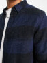 Фото #3 товара Рубашка мужская Threadbare в морском стиле с крупным клетчатым узором