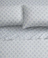 Home Alexa 100% Cotton Flannel 4-Pc. Sheet Set, Full