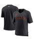 Men's Black San Francisco Giants Authentic Collection Pregame Raglan Performance V-Neck T-shirt