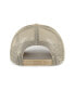 ფოტო #3 პროდუქტის Men's Khaki Indiana Hoosiers Foam Front Mesh Trucker Snapback Hat