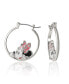 Minnie Mouse Head Hoop Earrings