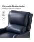 Leather Pushback Recliner chair with Adjustable Backrest for Livingroom