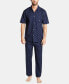 ფოტო #4 პროდუქტის Men's Cotton Anchor-Print Pajama Pants