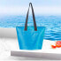 Фото #4 товара Torba plażowa wodoodporna PVC z paskiem na ramię 11L - niebieska