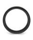 ფოტო #3 პროდუქტის Stainless Steel Black IP-plated with Scratch Finish Band Ring