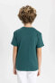 Erkek Çocuk T-shirt B9469a8/gn623 Green