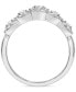 ფოტო #3 პროდუქტის Diamond Cushion Shape Halo Cluster Ring (1 ct. t.w.) in 14k White Gold or 14k gold & rhodium