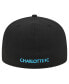 Фото #4 товара Men's White, Black Charlotte FC 2024 Kick Off Collection 59FIFTY Fitted Hat