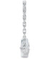 Фото #4 товара Diamond Bezel Pendant Necklace (1/3 ct. t.w.) in 14k White Gold, 16" + 2" extender