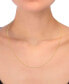 22" Box Chain Necklace (3/4mm) in 14k Gold