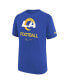 Big Boys Royal Los Angeles Rams Sideline Legend Performance T-shirt