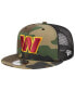 Фото #1 товара Men's Camo Washington Commanders Main Trucker 9FIFTY Snapback Hat