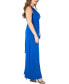 Фото #2 товара Plus Size Sleeveless Empire Waist Maxi Dress