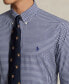 Фото #3 товара Men's Slim-Fit Gingham Stretch Poplin Shirt