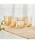 Wildflower 12-oz Double Old Fashioned Glasses 4-Piece Set