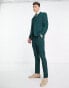 ASOS DESIGN skinny suit jacket in pine green