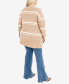 Фото #8 товара Plus Size Skye Stripe Cardigan Sweater