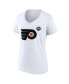 ფოტო #2 პროდუქტის Women's White Philadelphia Flyers 2024 NHL Stadium Series Logo V-Neck T-shirt