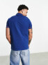 ASOS DESIGN t-shirt in navy with contrast tipping