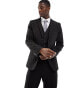 Фото #2 товара Selected Homme slim fit suit jacket in black