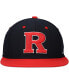 Фото #3 товара Men's Black Rutgers Scarlet Knights On-Field Baseball Fitted Hat