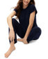 ფოტო #7 პროდუქტის GapBody Women's Ribbed Short-Sleeve Pajama Top
