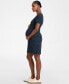 ფოტო #2 პროდუქტის Women's Stretch Tweed Maternity Dress