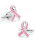 ფოტო #1 პროდუქტის Ribbon Breast Cancer Awareness Cufflinks