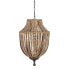 Потолочный светильник Натуральный Металл древесина дуба 220-240 V 44 x 43 x 72 cm