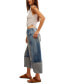 ფოტო #3 პროდუქტის Women's Olsen High-Rise Cotton Cuffed Barrel Jeans