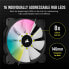 Фото #10 товара Corsair iCUE SP140 RGB Elite Performance 140 mm PWM Fan Pack of 2 with iCUE Lighting Node Core (CORSAIR AirGuide Technology, Eight Controllable RGB LEDs, Quiet 18 dBA, Up to 1,200 rpm) Black