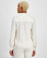 Фото #3 товара Women's Ruffle-Front Blouse, Created for Macy's