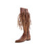 Фото #4 товара Bed Stu Hoplia F397001 Womens Brown Leather Zipper Knee High Boots 6