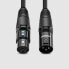 Przedłużacz kabel przewód audio do mikrofonu XLR 1m czarny