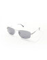 Jeepers Peepers rectangle metal sunglasses in silver