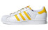 adidas originals Superstar 舒适 耐磨 低帮 板鞋 女款 白黄 / Кроссовки Adidas originals Superstar GZ7415