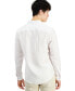 Фото #2 товара Men's Dash Long-Sleeve Button Front Crinkle Shirt, Created for Macy's