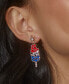 by Nadri 18k Gold-Plated Pavé & Color Crystal Ice Bomb Pop Drop Earrings